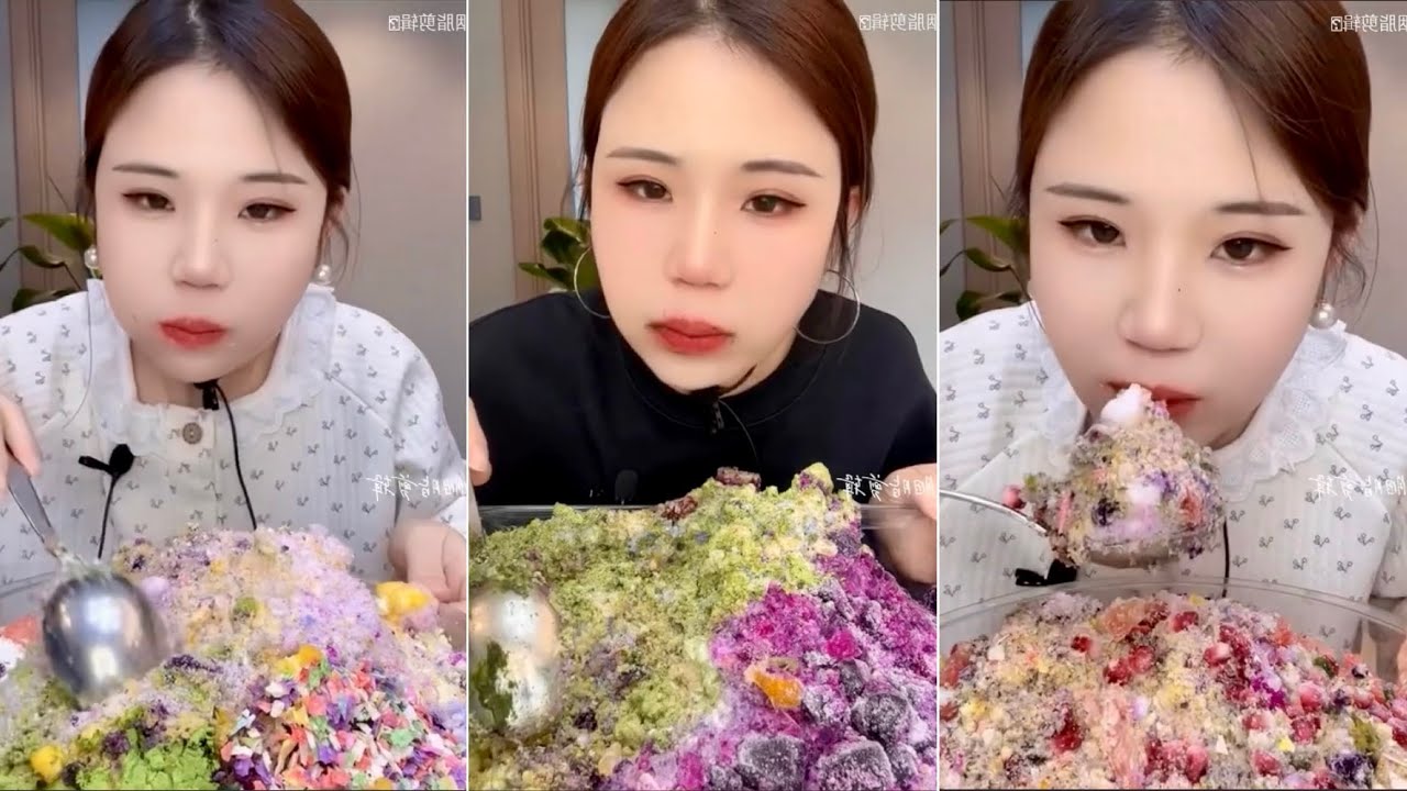Asmr crunchy ONLYBITES of shaved jewerly ice YY 
