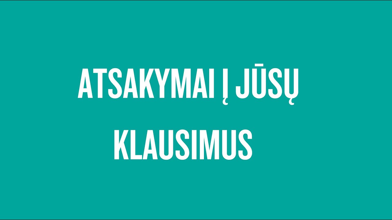 Atsakymai į Jūsų klausimus II dalis - užsienio politika