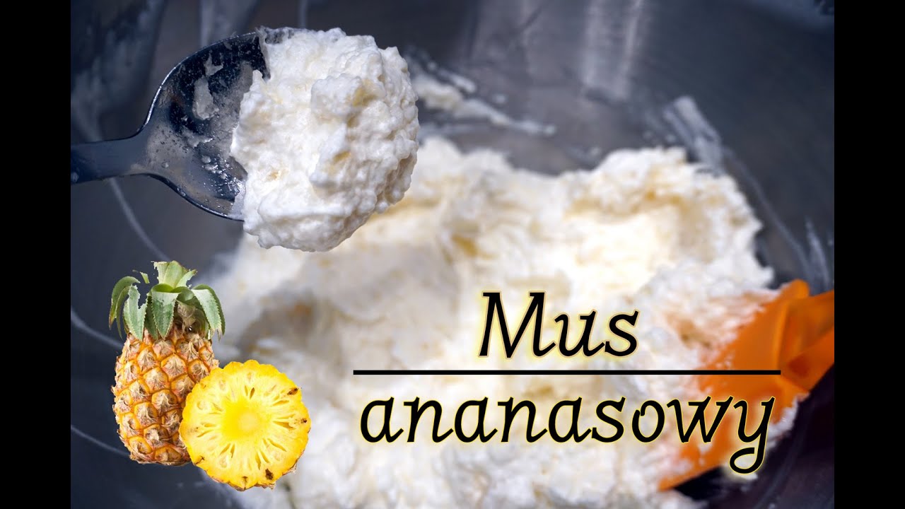 Jak zrobić mus ananasowy do tortu / ciasta | Pineapple mousse | UPIECZONA