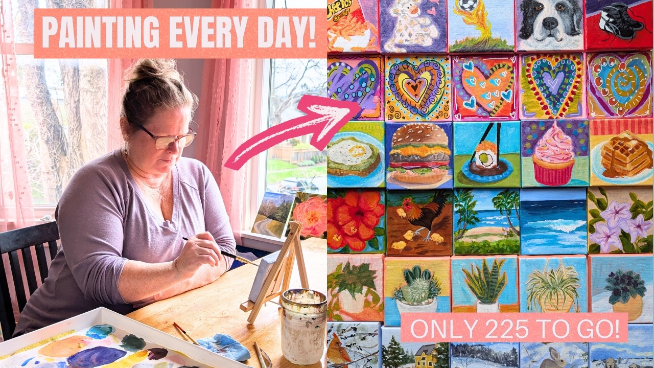 The Power of Painting Every Day (New Year's Resolution Update)