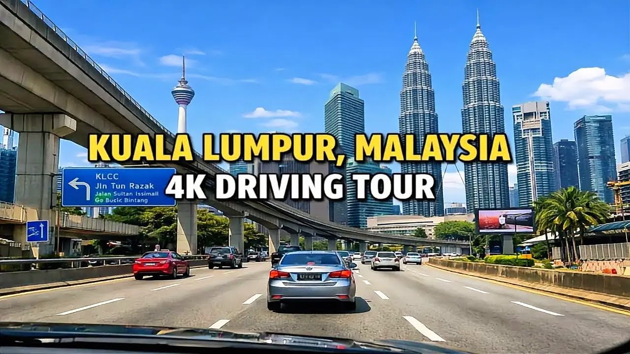 INSANE Kuala Lumpur Drive In 4K  | 🇲🇾 Malaysia Amazing View Of  Magical City 😳😱🔥