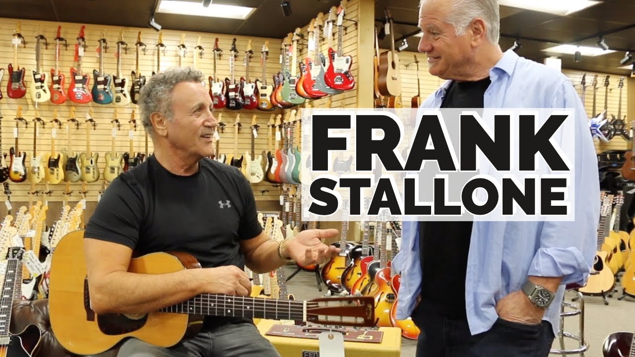 Frank Stallone playing a Martin 00-18 Authentic 1931 at Norman's Rare Guitars
