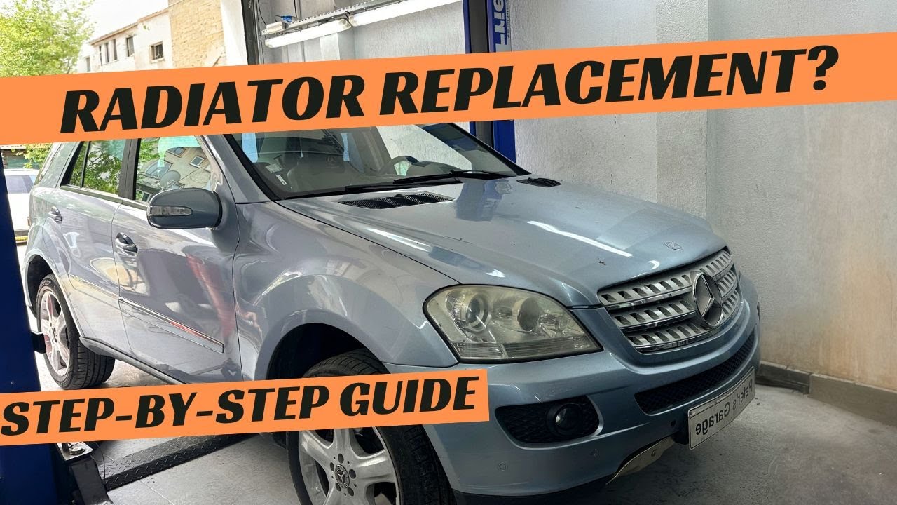 Mercedes ML320 CDI W164 Radiator replacement ML280 ML350