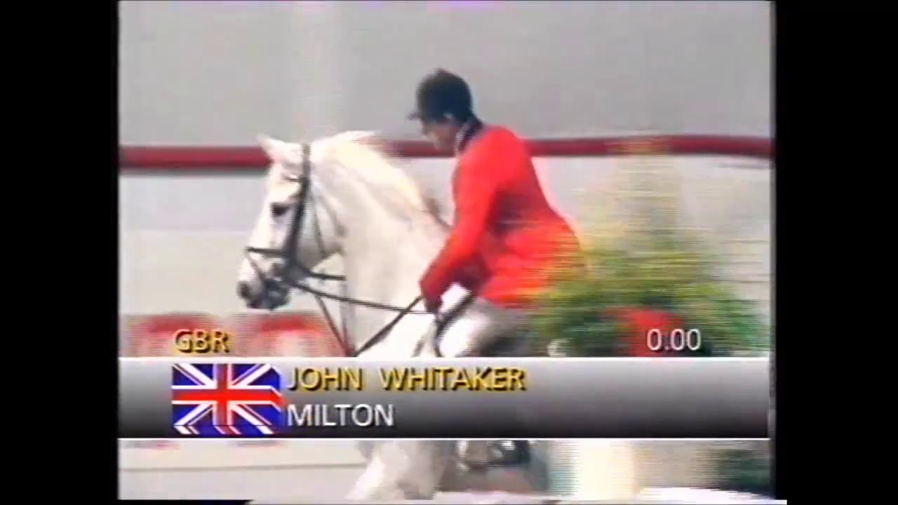 John Whitaker GBR & MILTON, 1990 World Cup