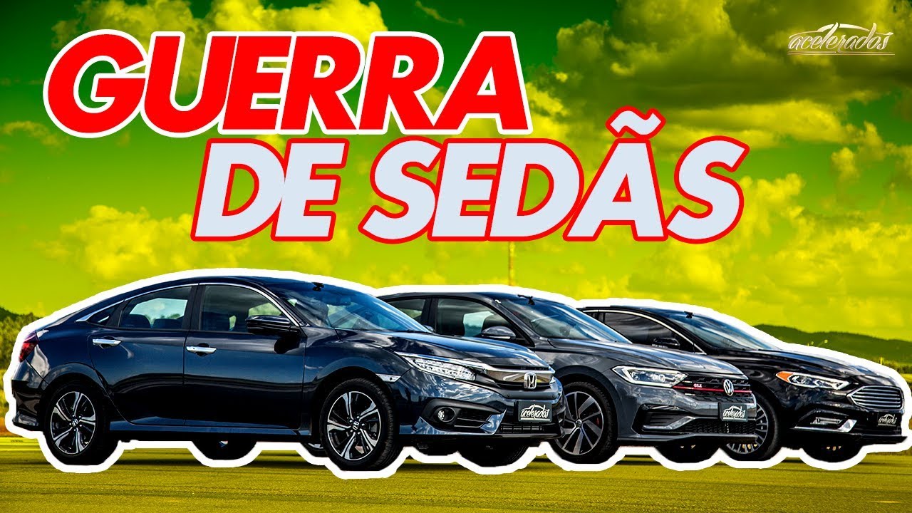 Revanche alemã? Jetta GLI encara Civic Touring e Ford Fusion no retão do aeroporto! - Arrancadão #17