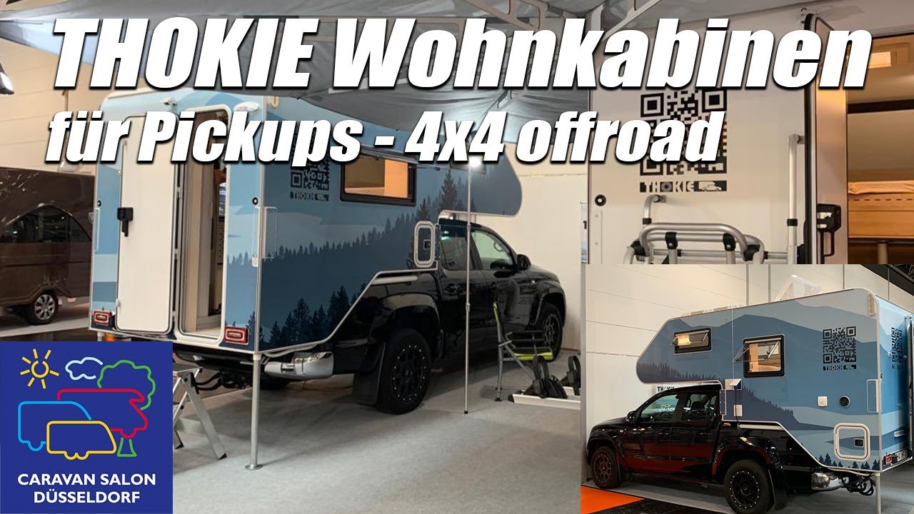 THOKIE Wohnkabinen👍 - für Pickups - 4x4 Offroad - Roomtour - Allrad - Caravan Salon Düsseldorf 2022