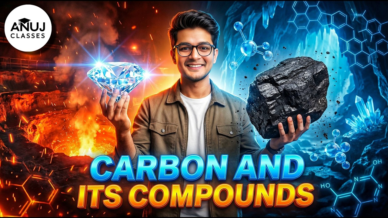 CARBON AND ITS COMPOUNDS Class 10: Complete Chapter Revision for Boards 2026 🔥