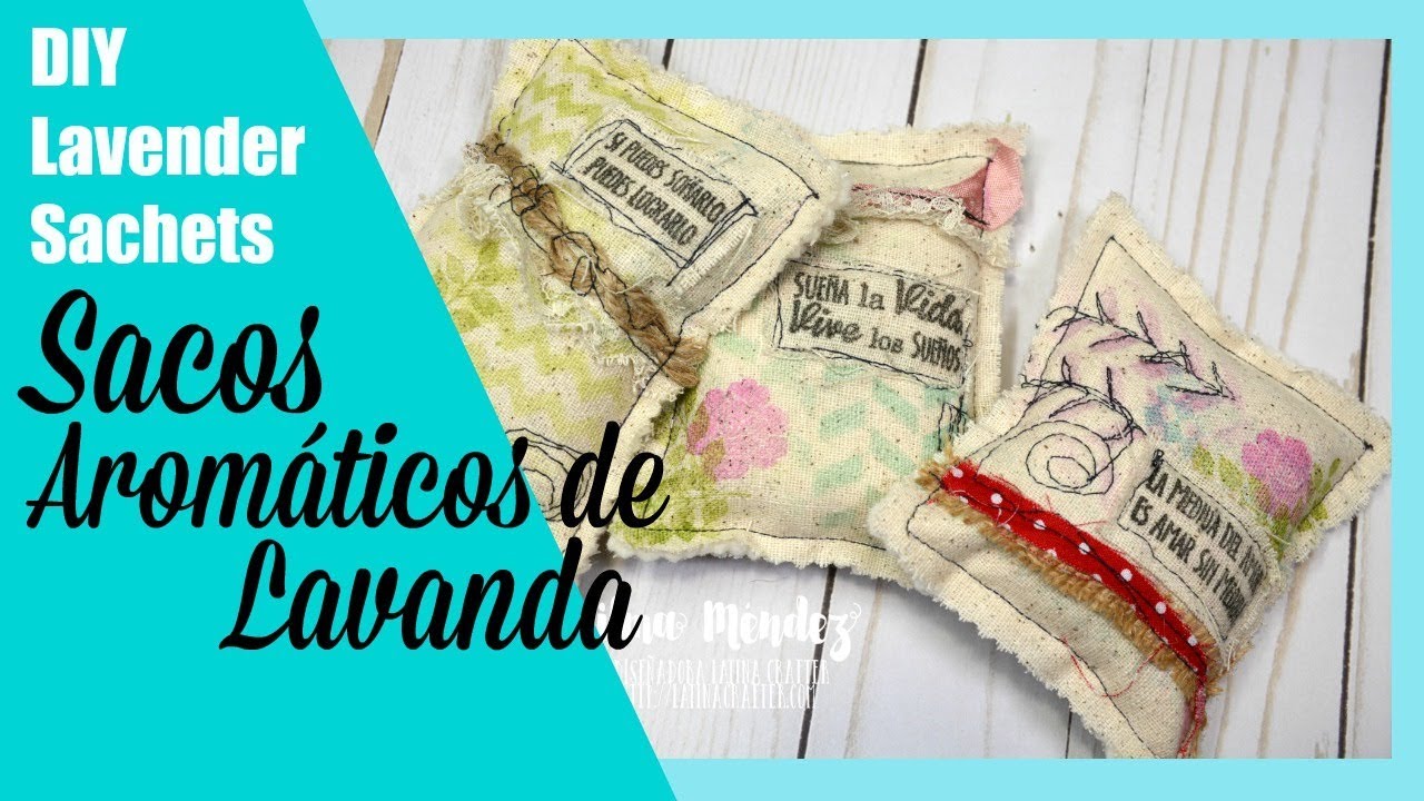 Lavender Sachets-Sacos aromáticos de lavanda