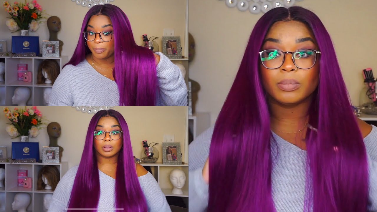 Purple Wig Transformation | Part 1 | Asteria Hair | First Look + Install Review