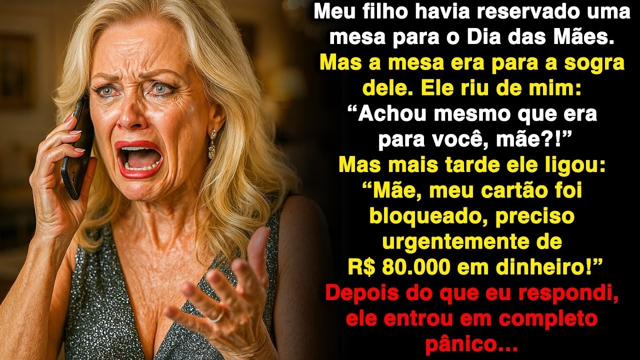 Ele levou a sogra para o Dia das Mães — mas à meia-noite ele implorou para mim…