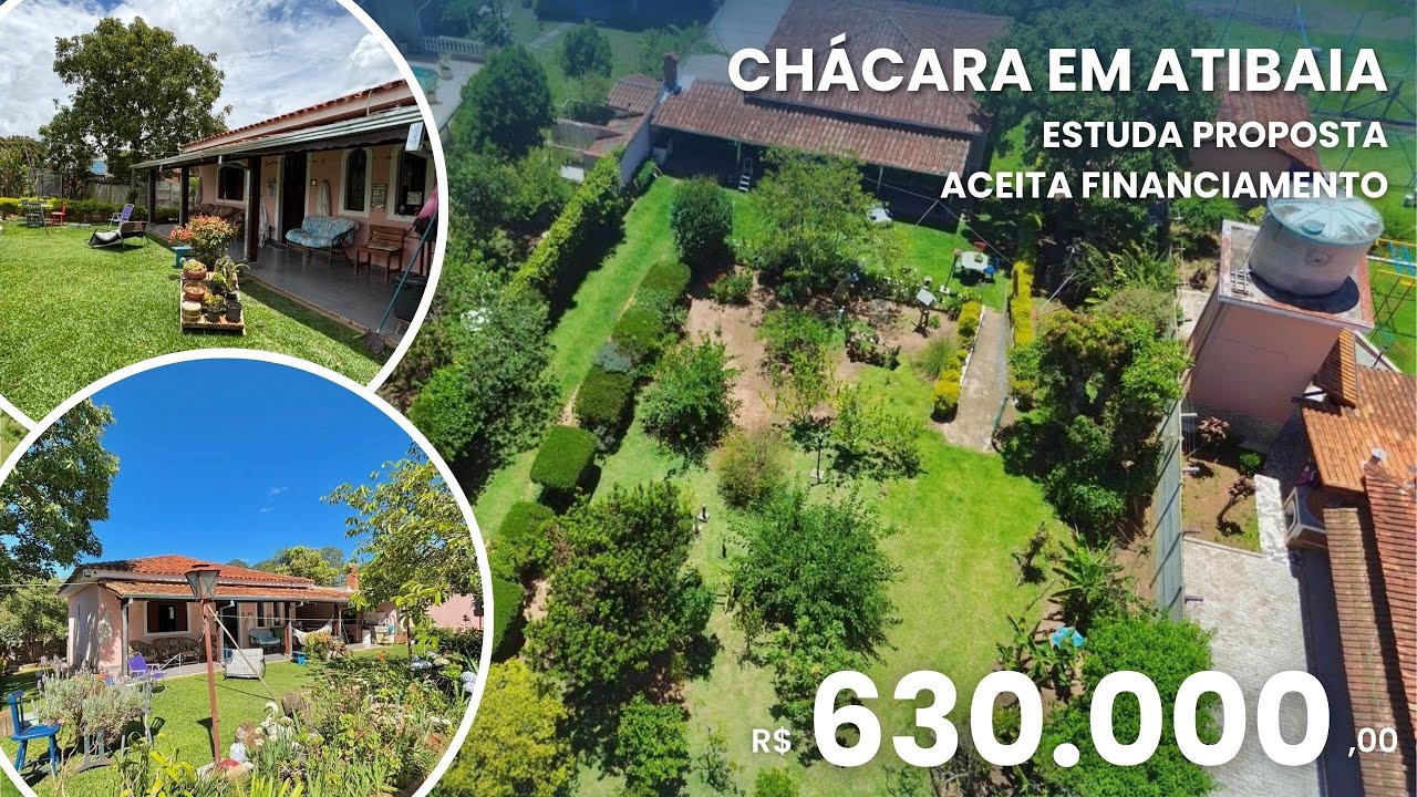 CHÁCARA A VENDA EM ATIBAIA | ACEITA FINANCIAMENTO | ÓTIMO ACESSO - Heitor Neto #atibaia #chacara 