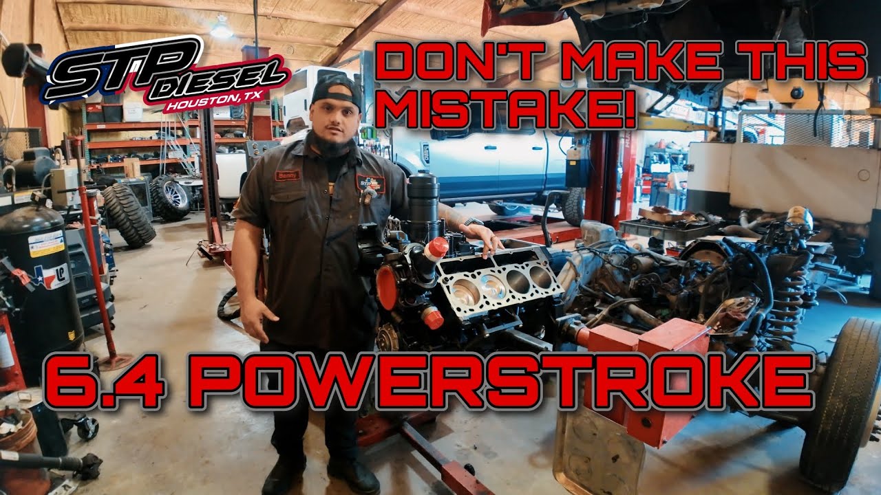 Перед капитальным ремонтом вашего двигателя 6.4 Powerstroke… ПОСМОТРИТЕ ЭТО ВИДЕО!! / STP DIESEL