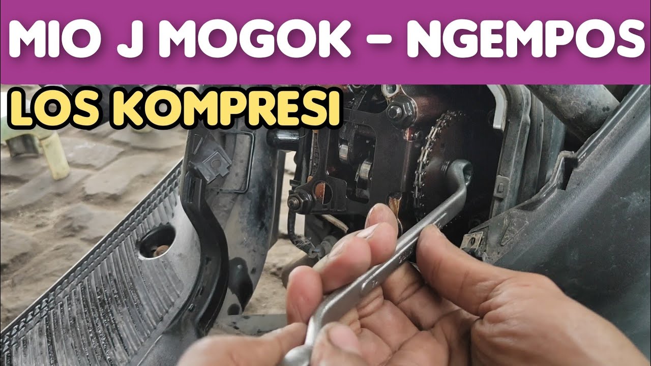 Cara mengatasi Mio j mogok, ngempos, hilang kompresi