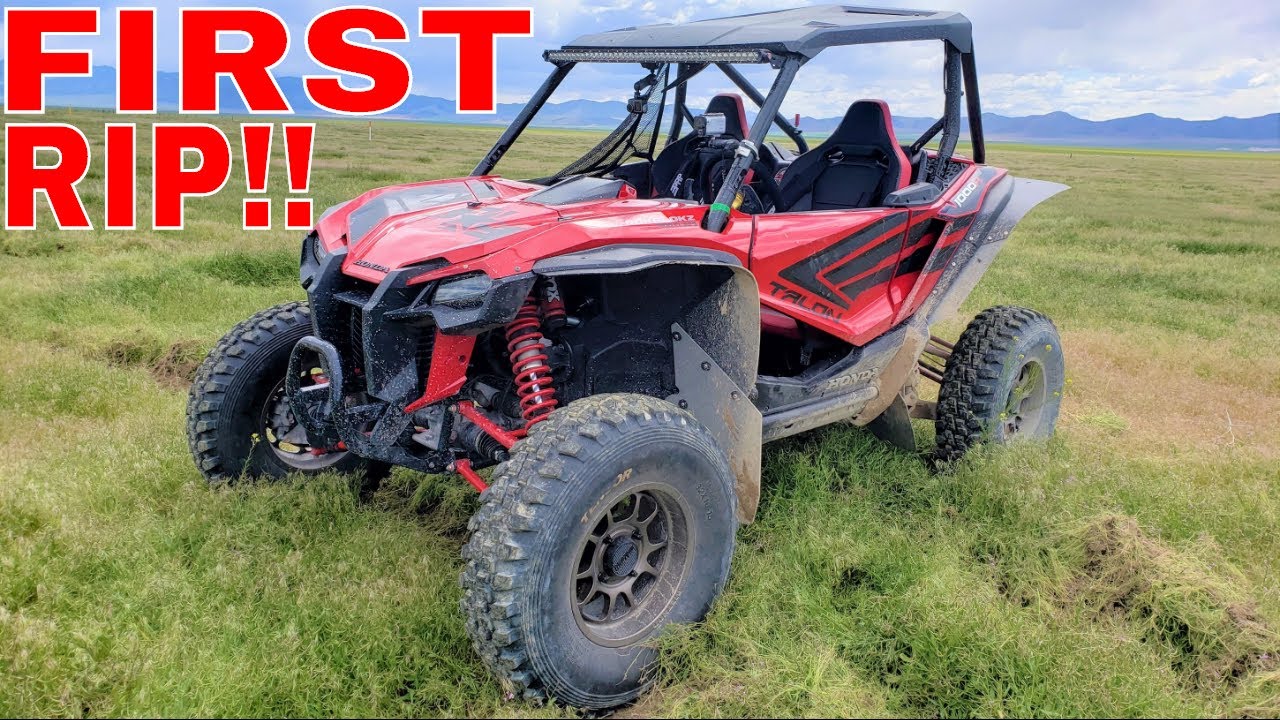 2019 Honda Talon 1000R First Rip!! 4K