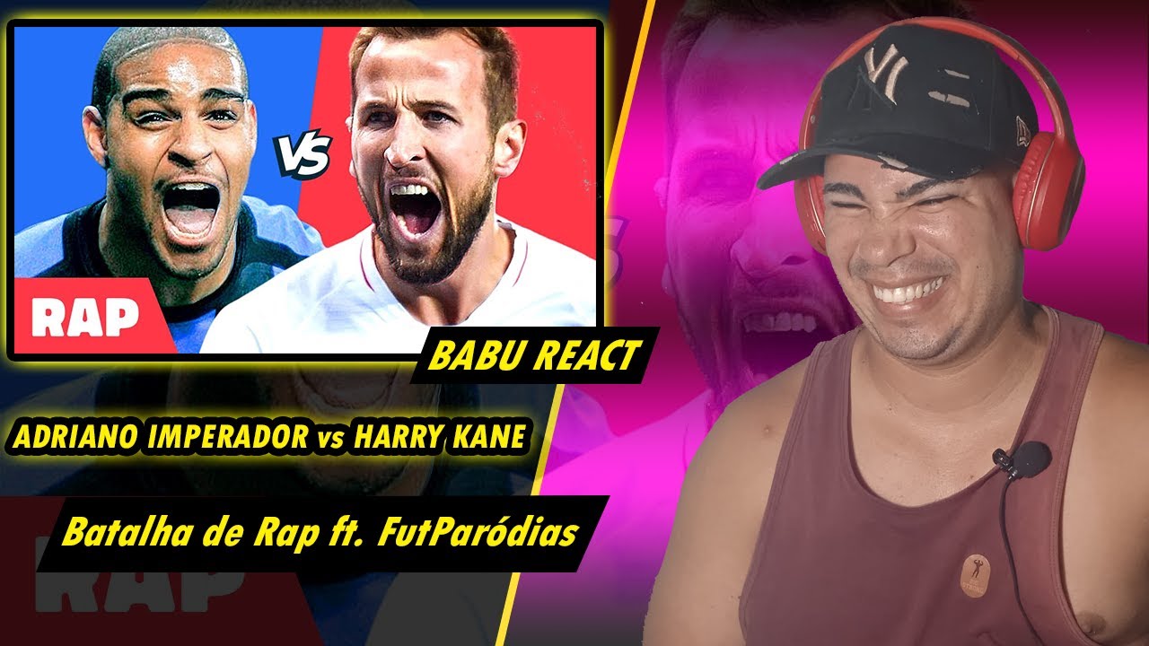 ♫ ADRIANO IMPERADOR vs HARRY KANE | Batalha de Rap ft. @FutParódias {BABU REACT}
