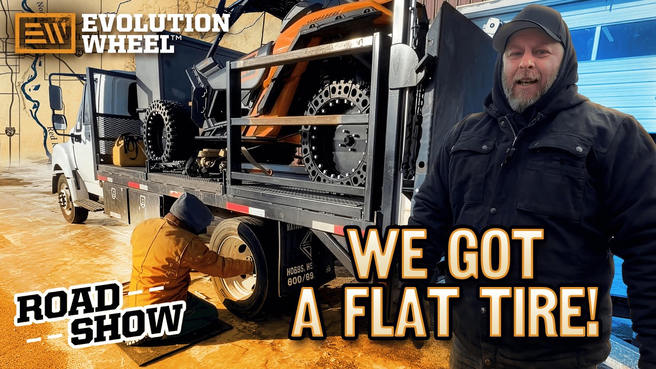Evolution Wheel Road Show - We Got A Flat Tire!
