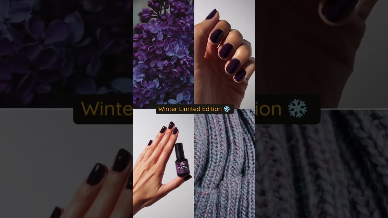 Dark Orchid Nail Trend | LCN Limited Edition Winter Nail Colors