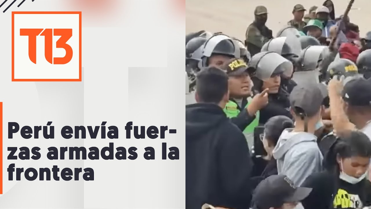 Perú desplegará fuerzas armadas en frontera con Chile por crisis migratoria