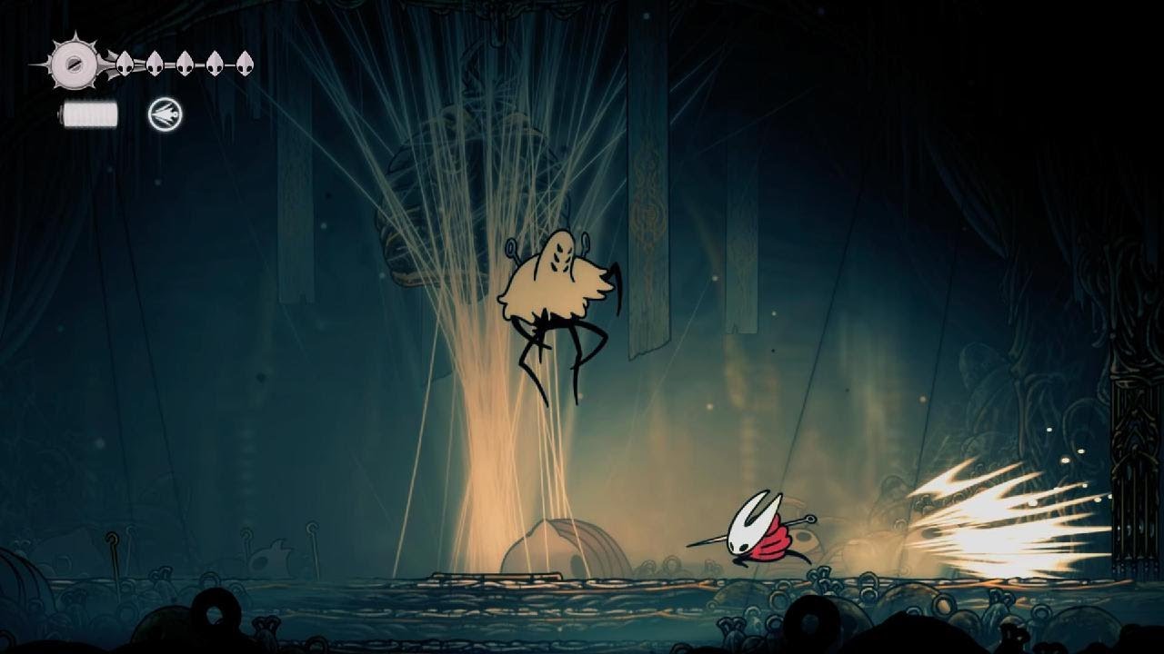 Derrotando o boss Viúva no Hollow knigh Silksong