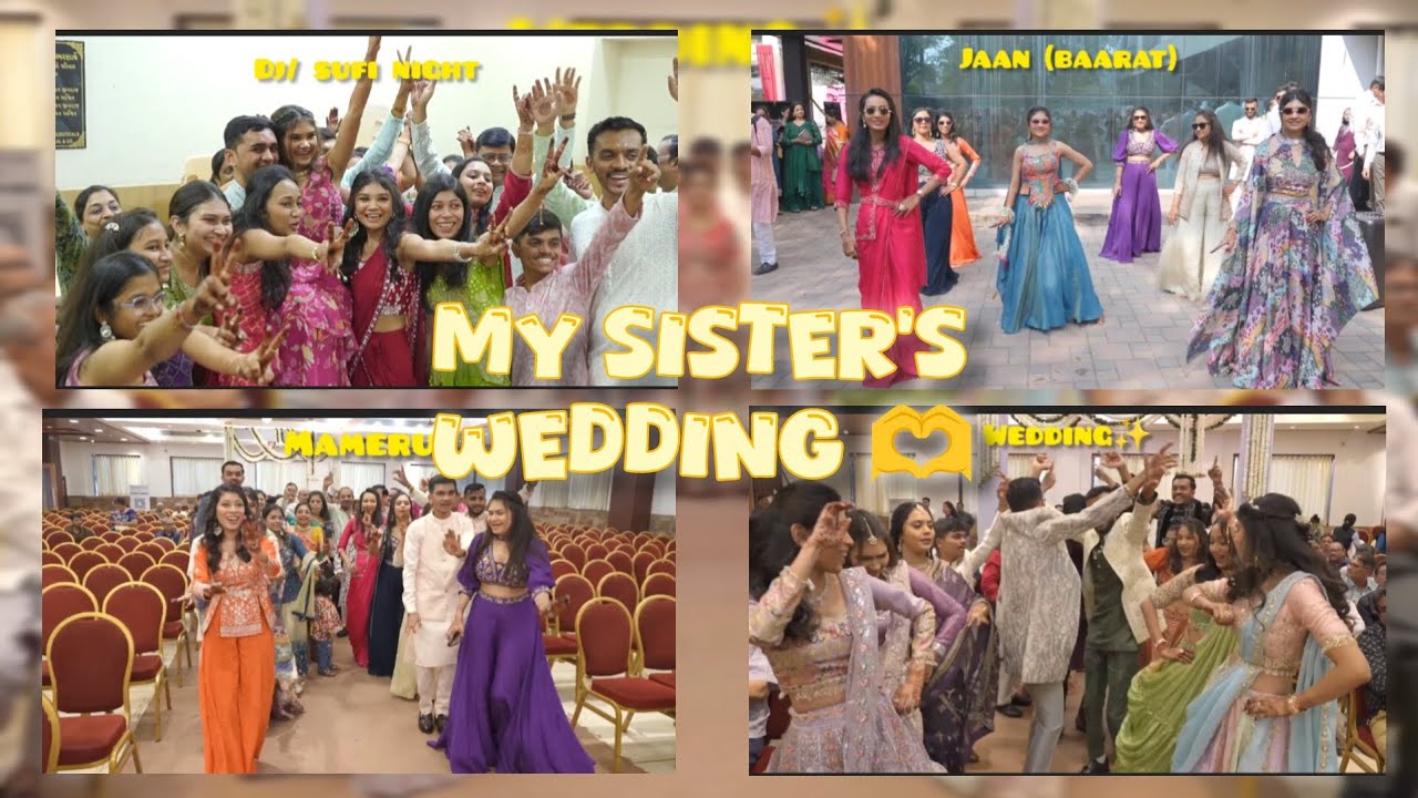 My Sister's Wedding🫶|Gujju Wedding ✨|Dance performances♥️