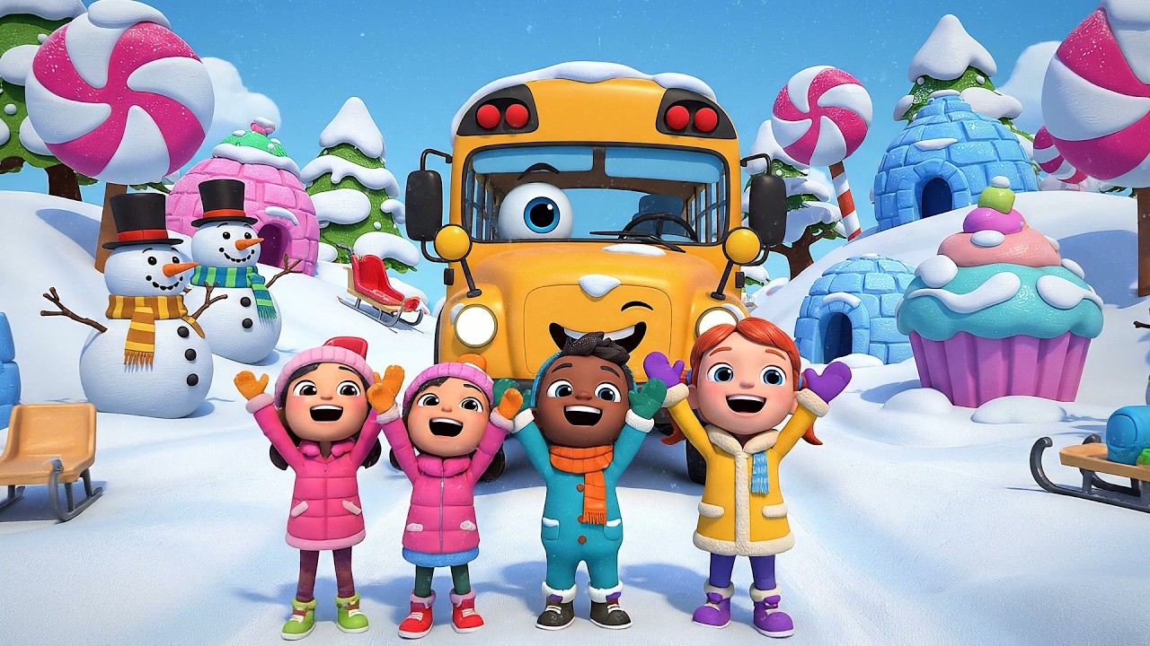 Wheels on the Bus Jungle Safari Ride | Wild Animal Adventure & Kids Nursery Rhymes