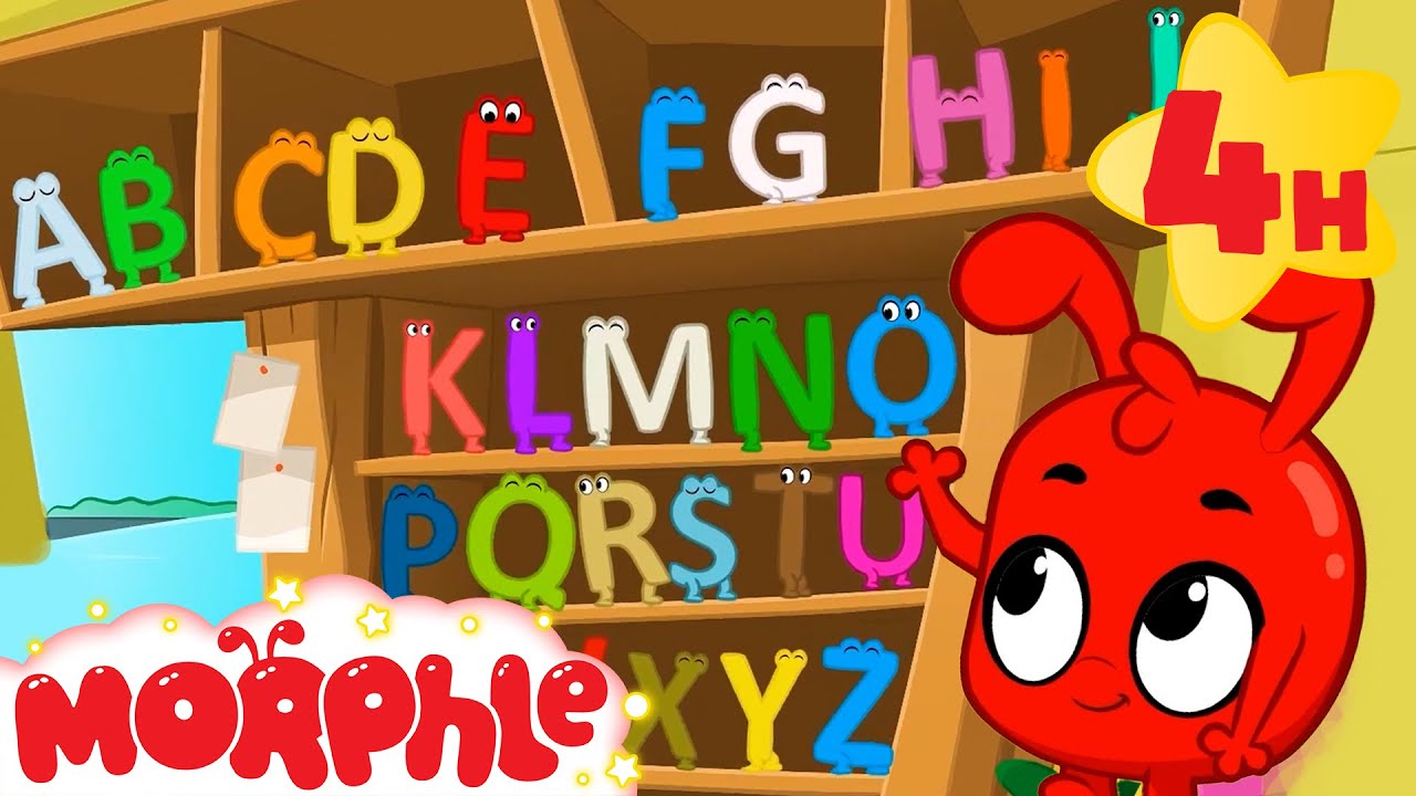 🌈 Learn the Alphabet with Morphle! 🌈 | Morphle's Family | My Magic Pet Morphle | Kids Cartoons