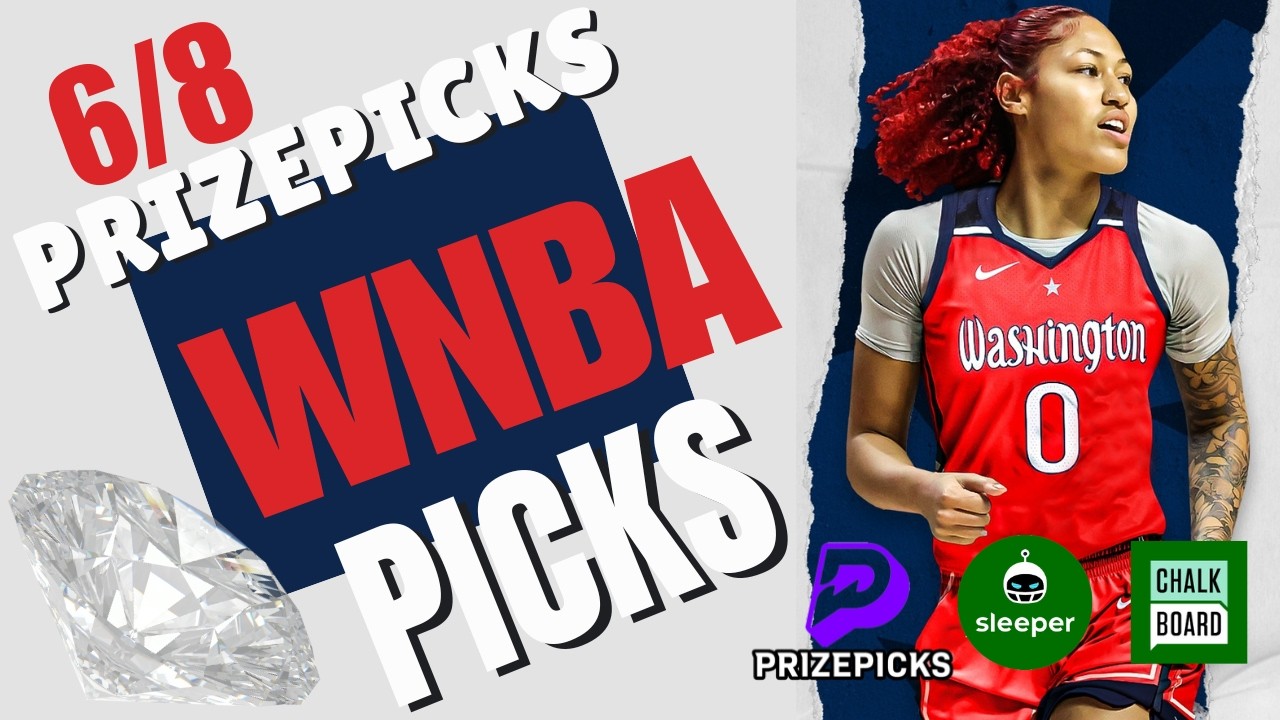 MY TOP WNBA PICKS FOR TODAY | WNBA PRIZEPICKS 6/8/2026 MONDAY