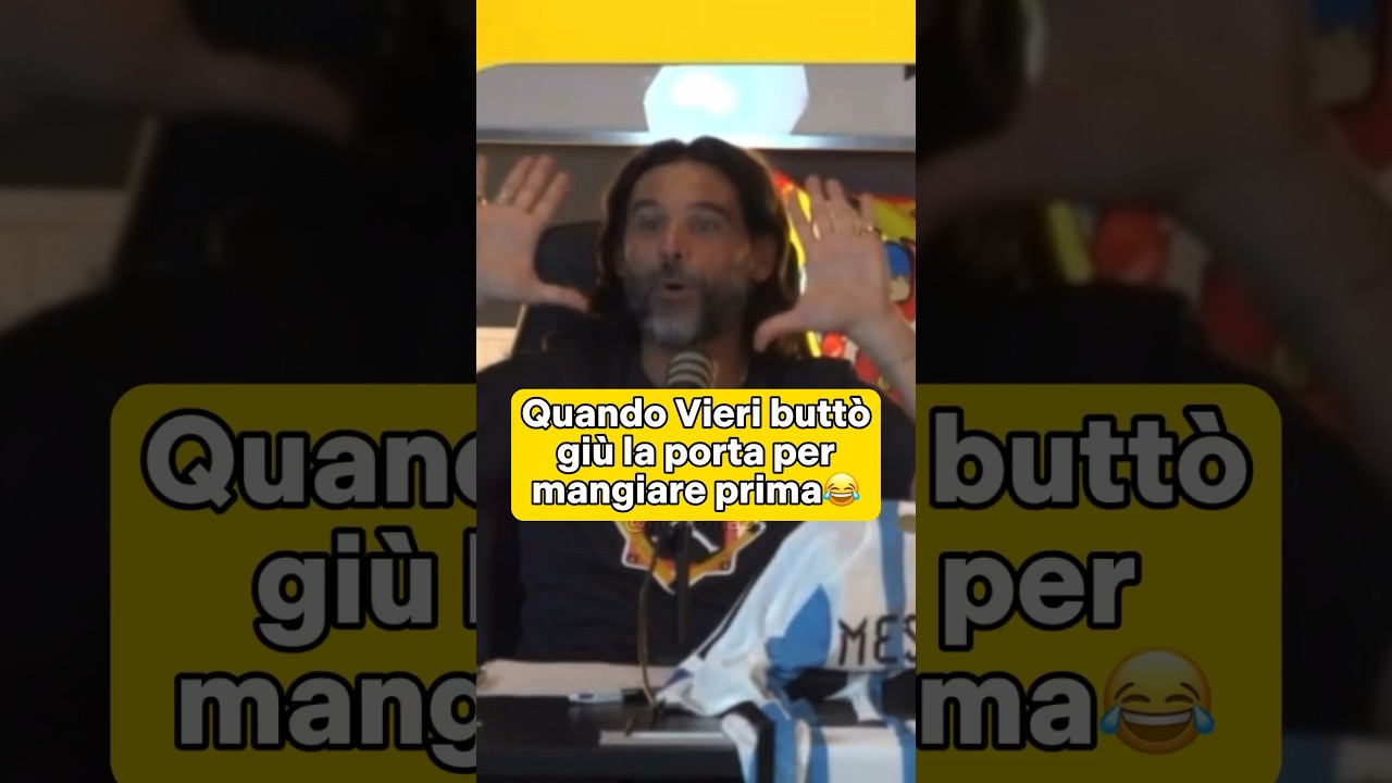 Quando Vieri butt&ograve; gi&ugrave; la porta per mangiare prima😅😂 #calcio #bobotv #adani #vieri #inter #seriea