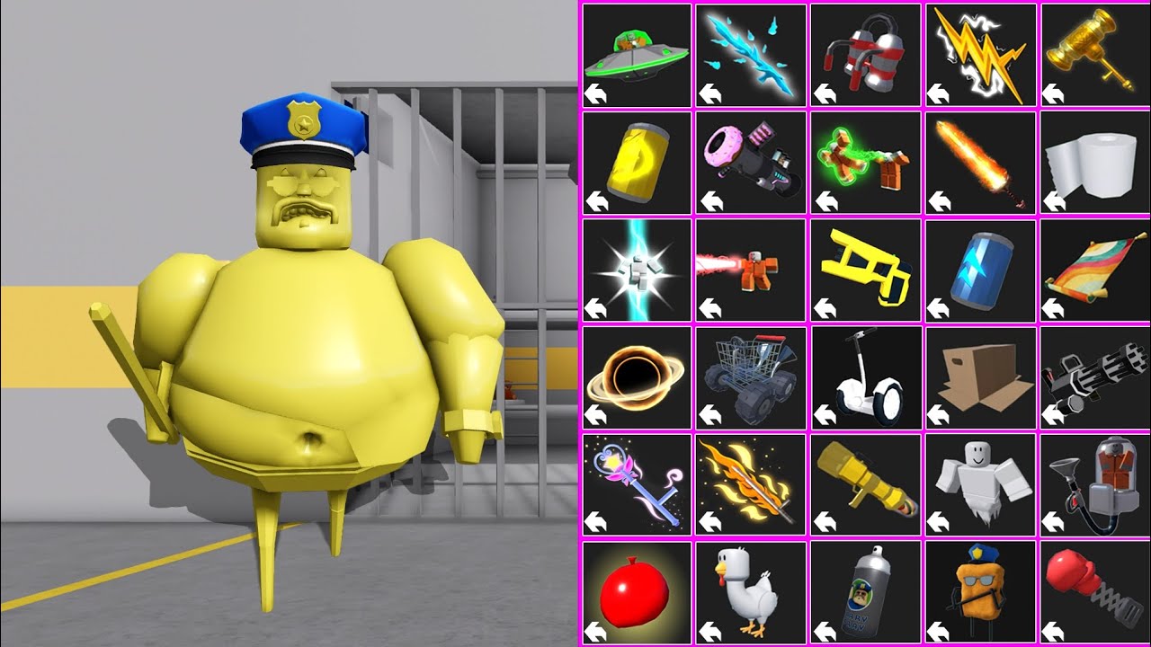 🚨PRISONER ESCAPE! HARD MODE - Gold Barry Obby Full Gameplay #roblox 