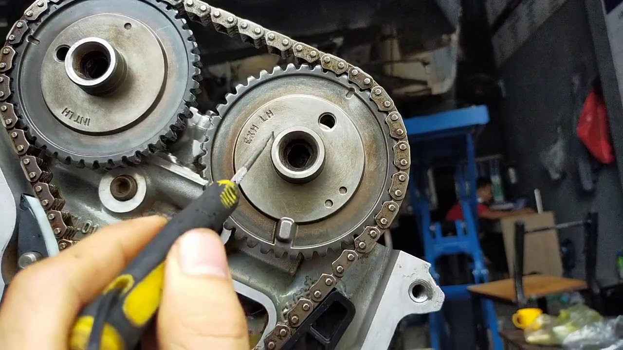 Ford Mondeo 2.5 V6 cách lấy dấu cam (timing chain) - gara Cường Nguyễn