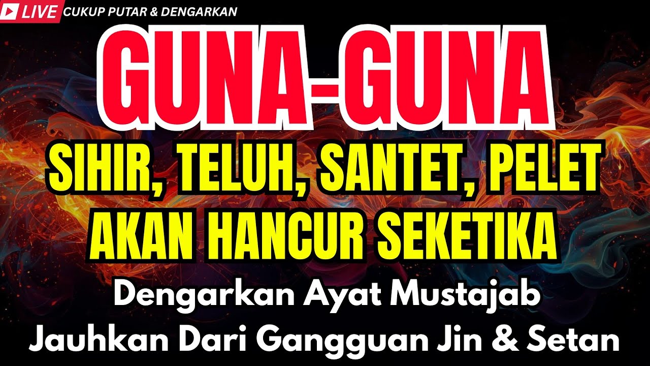 SUBHANALLAH! AYAT RUQYAH PENGUSIR JIN, PENAWAR SIHIR PALING DAHSYAT | BUKTIKAN SEKARANG