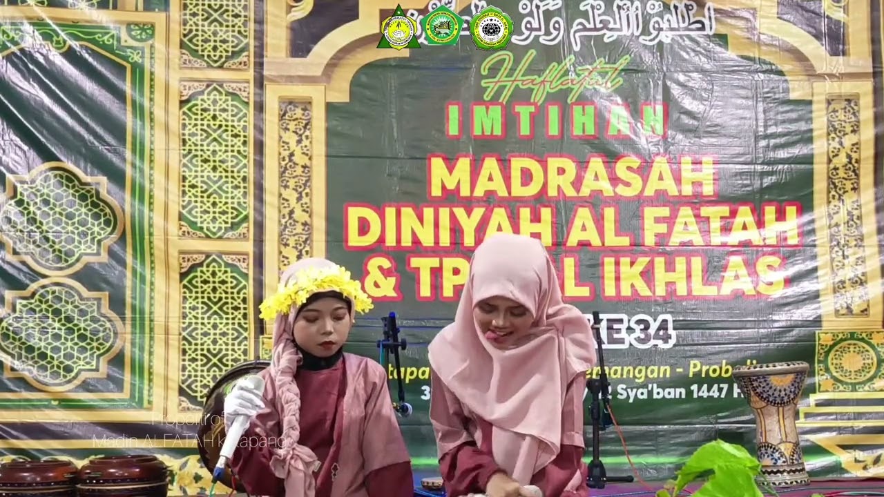 Qiroat bittaghonni - oleh najwa dan nabila || Haflah Imtihan ke 34 Madin ALFATAH ketapang