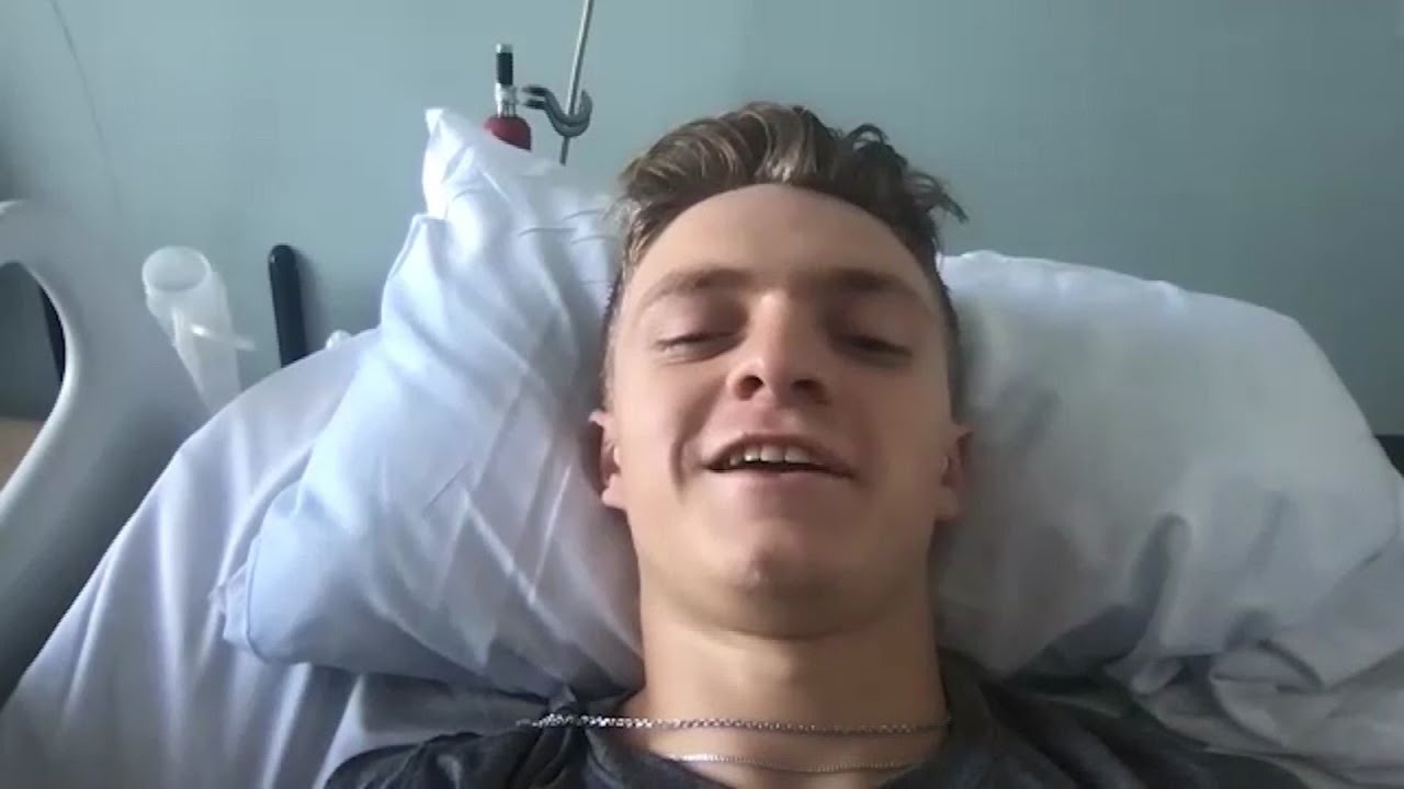injured Mass. ice hockey player shares optimism on road to recovery