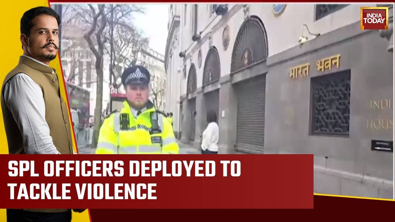Over 100 Cops Deployed Around Indian Embassy As Security Beefed Ahead Of Khalistani Stir