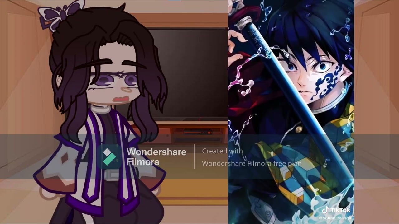 //Shinobu Kocho reacciona a Tomioka Giyu//parte 1/?? GC ( Primer video)