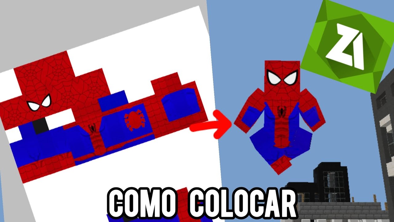 Como COLOCAR skin HD em MOD de MINECRAFT