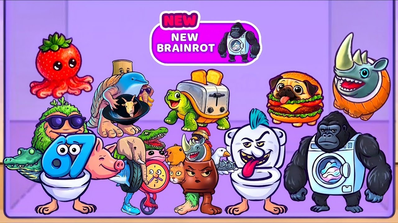 Merge Fellas: New Brainrots ⁉️ New Update – Max Level | Gameplay!