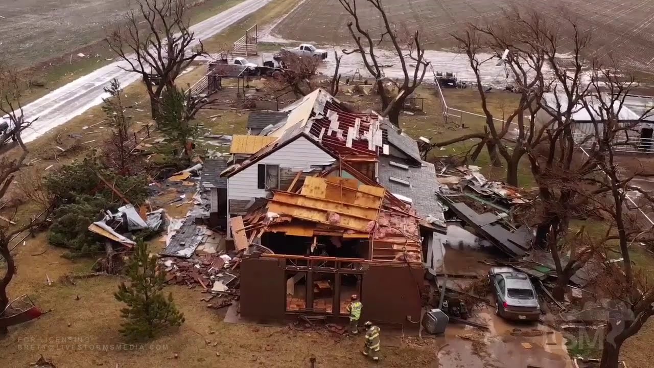 03-13-2021 Happy, TX - Major Tornado Damage