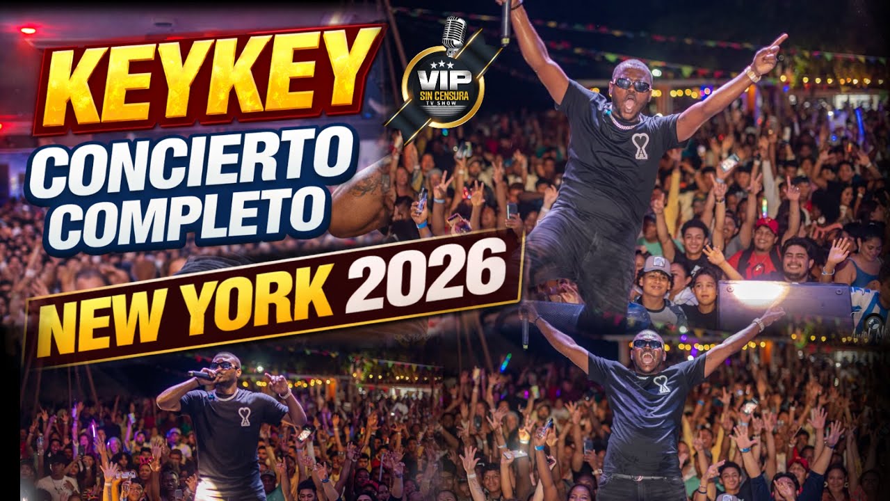 KEYKEY EN CONCIERTO DESDE NEW YORK 2026. (Video Completo)