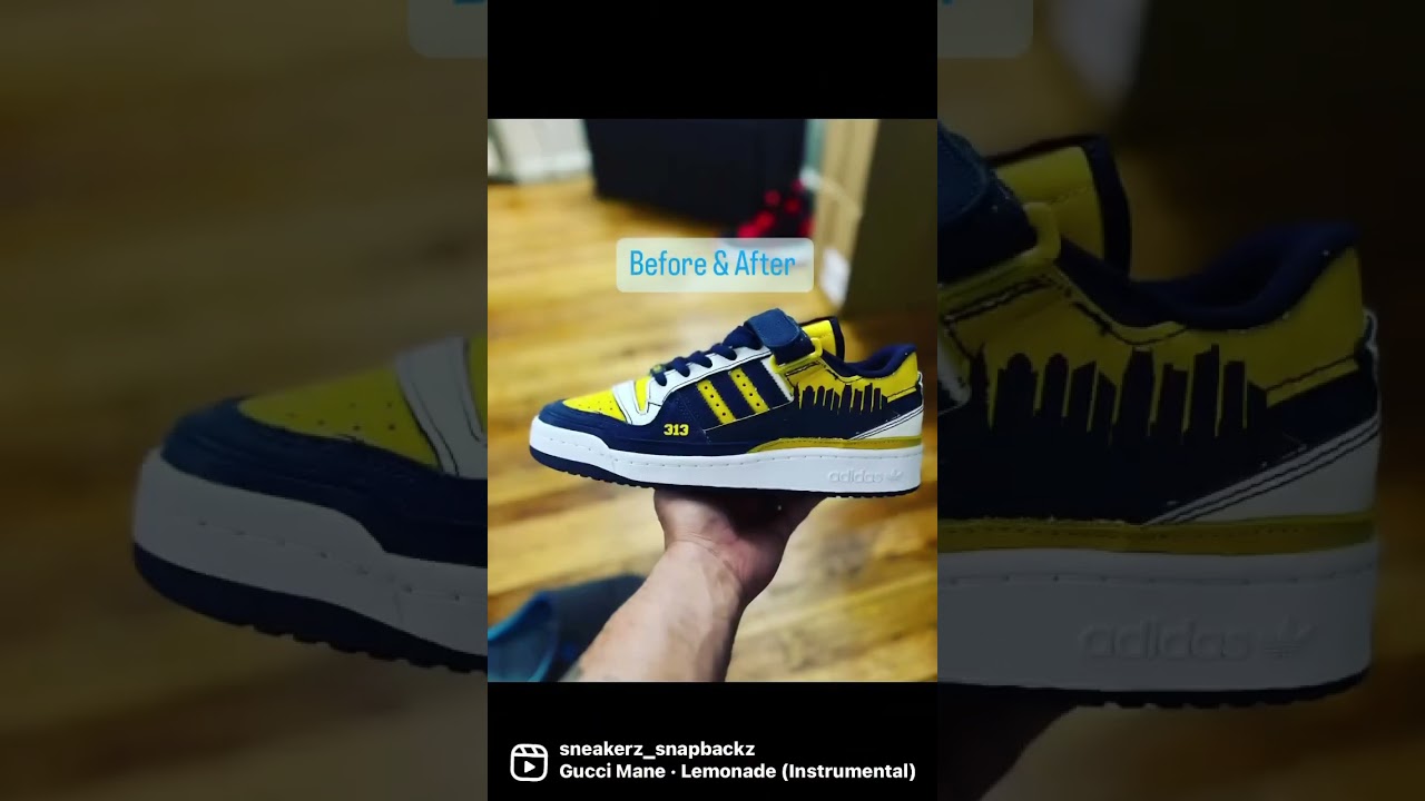 BEFORE & AFTER SHOTS from the #snipes x #adidas 313 day drop #313day