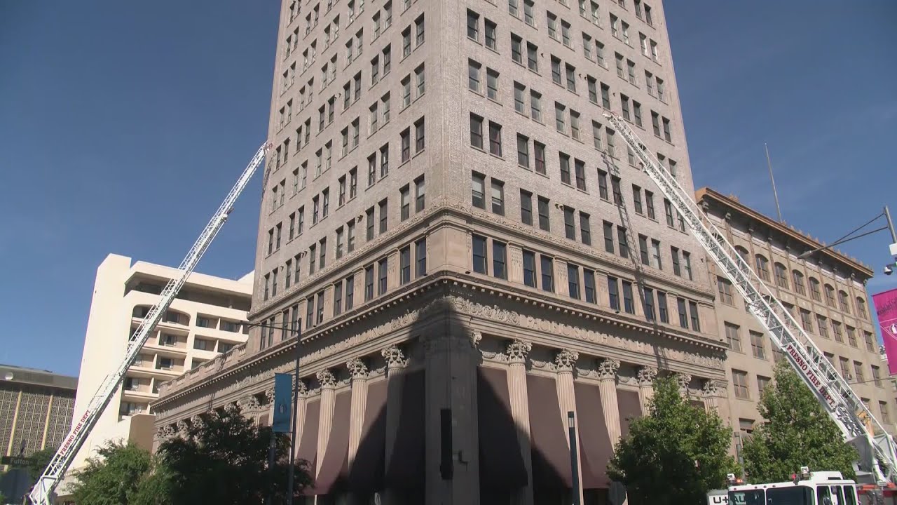 Close Call: Property manager, fire officials fortunate after iconic Fresno building fire