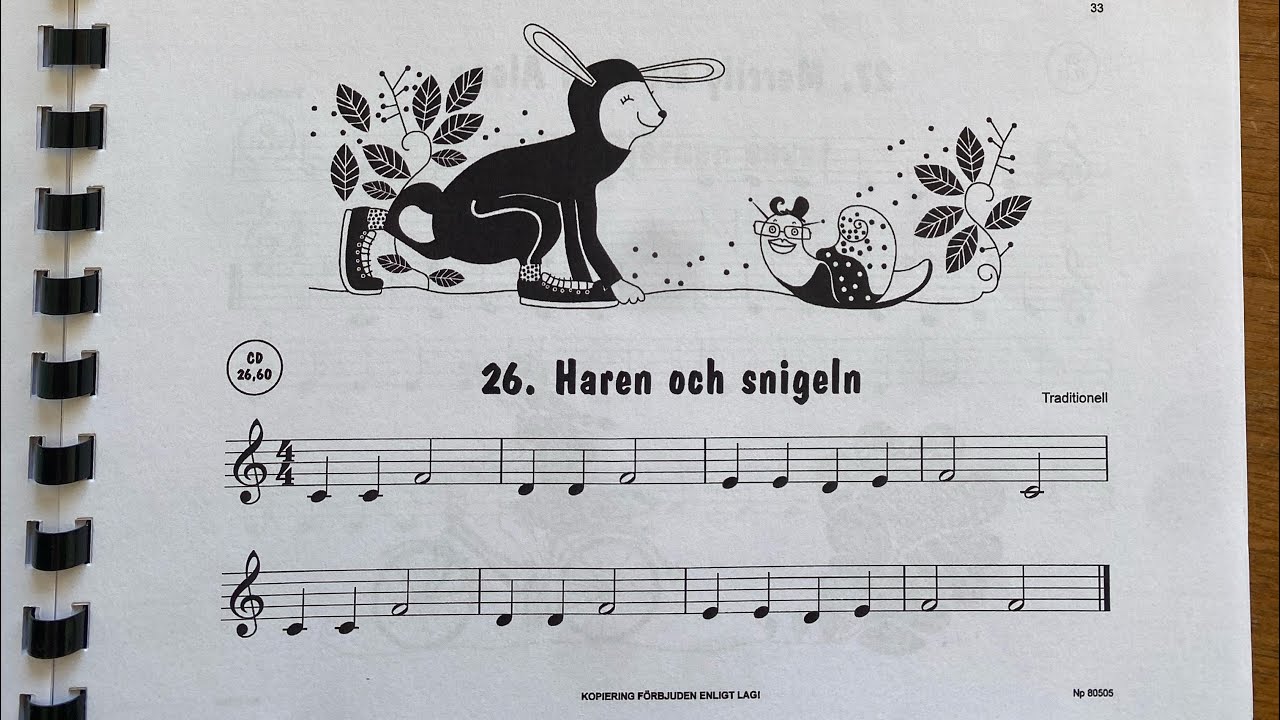 Startklart 1 - 26. Haren och snigeln Trompet