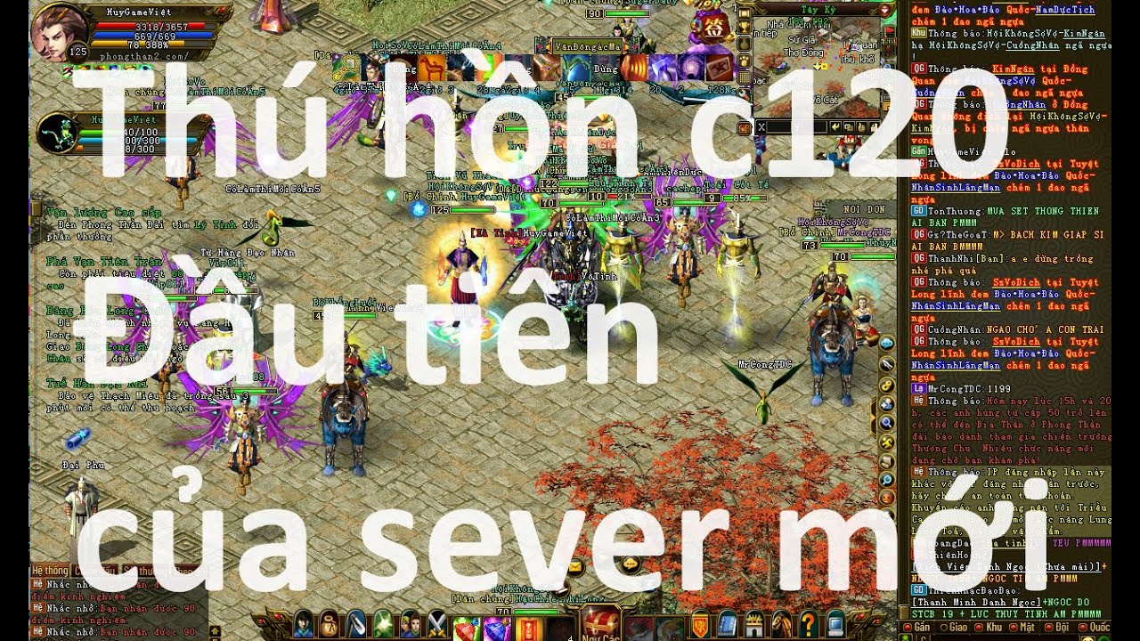 22h mỗi ngày - sever mới ngày 20 - Thú hồn c120 đầu tiên của SEVER