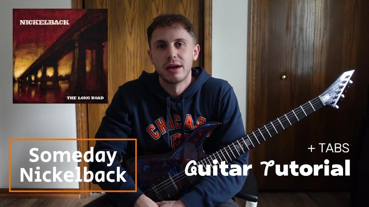 Nickelback - Someday Guitar Tutorial (Beginner Lesson with Solo) + TABS IN DESCRIPTION