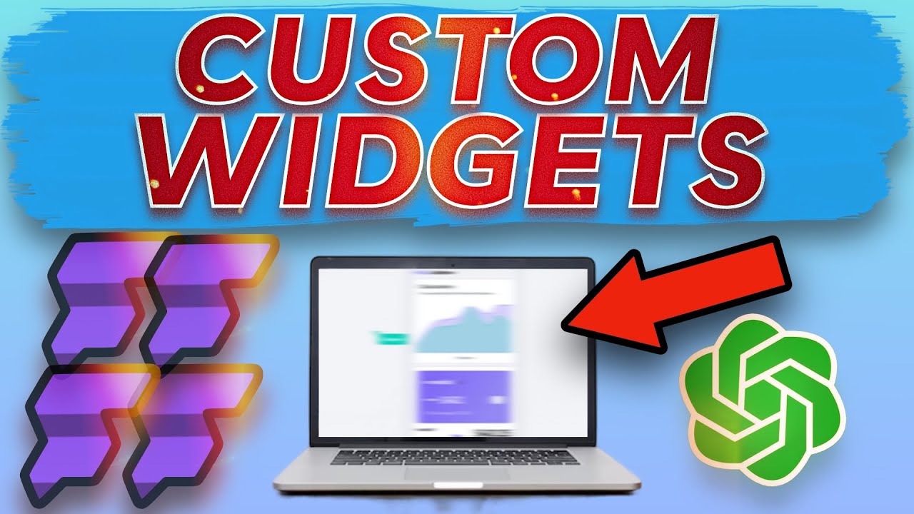 FlutterFlow Custom Widgets: COMPLETE TUTORIAL (2023) | FlutterFlow Basics