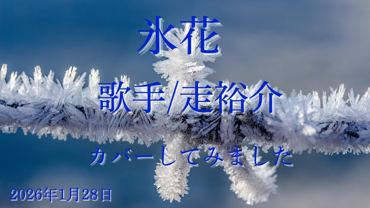 ※曲名　氷花　※歌手　走裕介　※キー＋6　cover