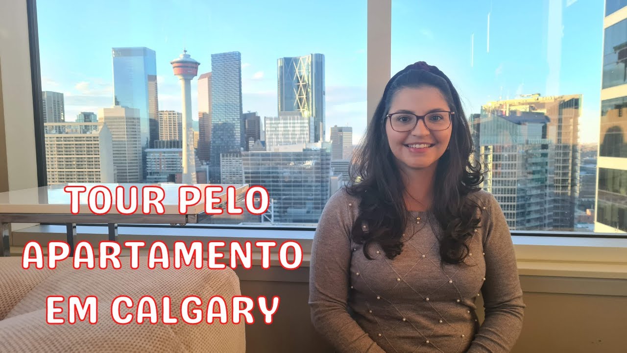 TOUR PELO NOSSO APARTAMENTO EM CALGARY