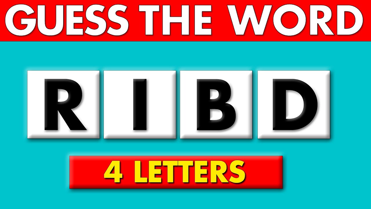 SCRAMBLED WORD GAME | 4 Letters Words In English