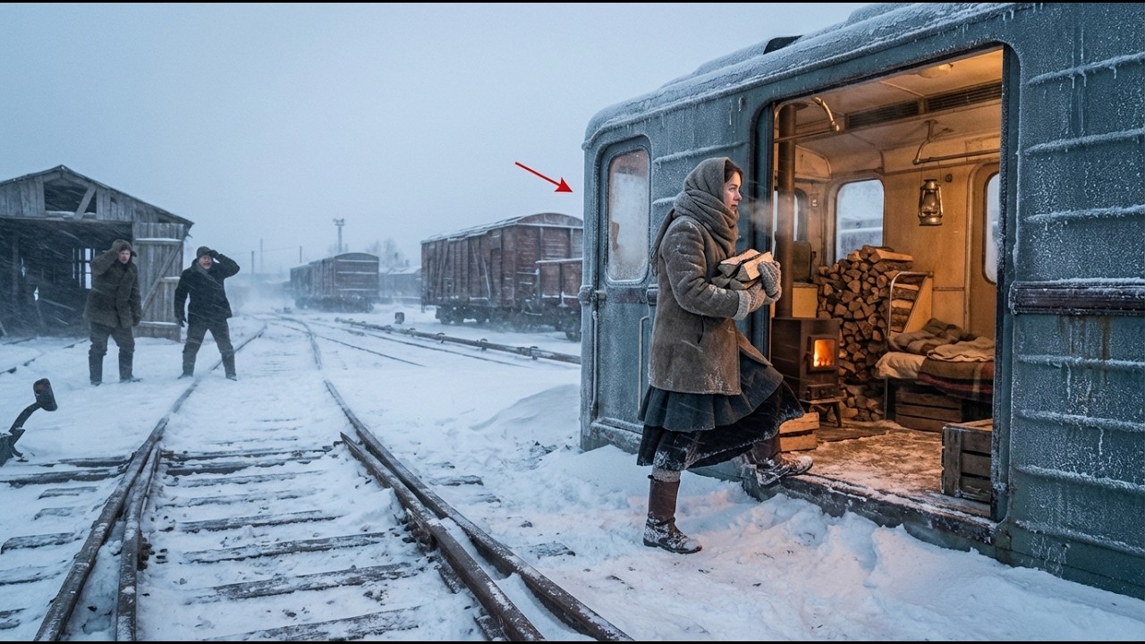Они высмеяли заброшенное убежище этой вдовы в метро — а потом метель согрела её.