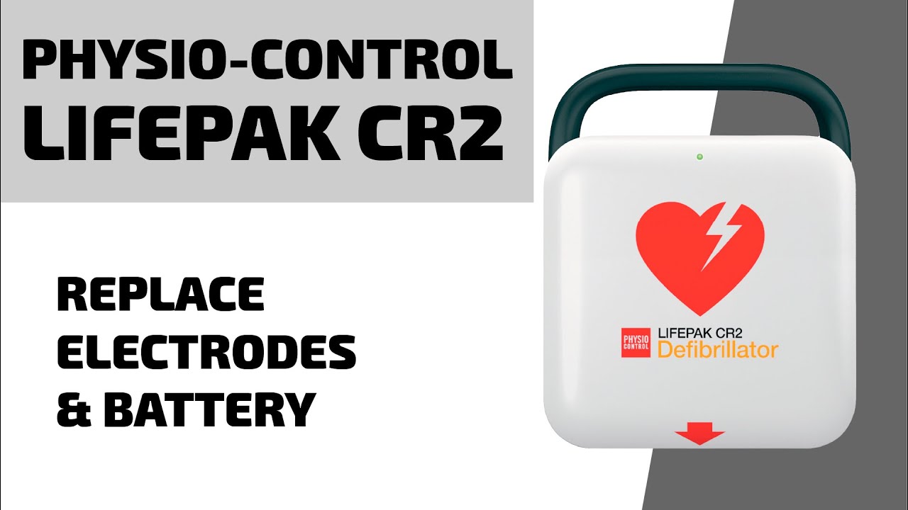 Physio-Control LIFEPAK CR2 AED - Replace Electrodes Battery